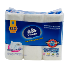 Vinda Super Absorbent 120 sheets 2-ply Kitchen Towel 