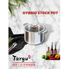 TARGU 24cm Stainless Steel Non-stick Stock Pot